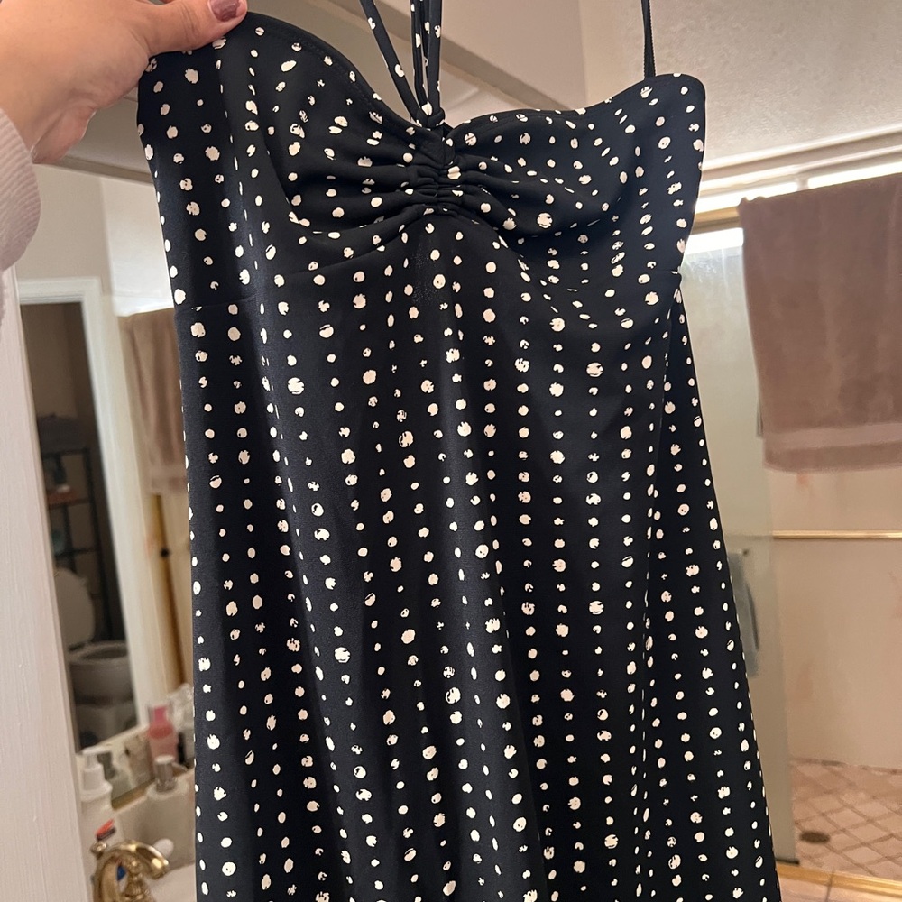 Black Polka Dot Dress